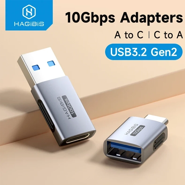 হ্যাগিবস USB থেকে Type C ওটিজি অ্যাডাপ্টার